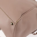 Salvatore Ferragamo Gancini Tote Bag Leather Pink Auth BA5612-14