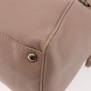 Salvatore Ferragamo Gancini Tote Bag Leather Pink Auth BA5612-16