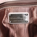 Salvatore Ferragamo Gancini Tote Bag Leather Pink Auth BA5612-17