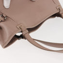 Salvatore Ferragamo Gancini Tote Bag Leather Pink Auth BA5612-6