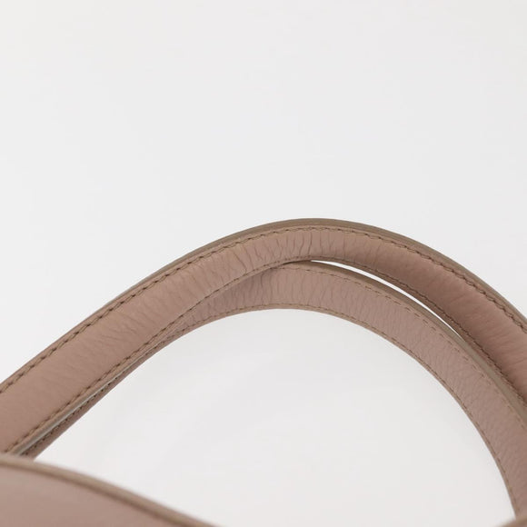 Salvatore Ferragamo Gancini Tote Bag Leather Pink Auth BA5612