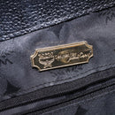 MCM Backpack Leather Black Gold Auth BA5614-17