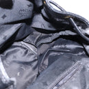 MCM Backpack Leather Black Gold Auth BA5614-18