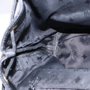 MCM Backpack Leather Black Gold Auth BA5614-19