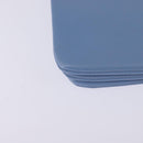 CELINE Trio Shoulder Bag Leather Light Blue Gold Auth BA5615-12