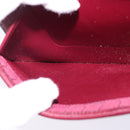 Christian Dior Chain Shoulder Bag Leather Bordeaux Gold Auth BA5616-20