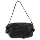 Chloe Hand Bag Leather 2way Black Gold Auth BA5617-1