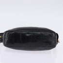 Chloe Hand Bag Leather 2way Black Gold Auth BA5617-11