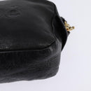 Chloe Hand Bag Leather 2way Black Gold Auth BA5617-13