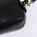 Chloe Hand Bag Leather 2way Black Gold Auth BA5617-15