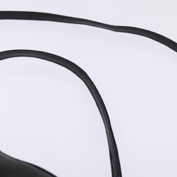 Chloe Hand Bag Leather 2way Black Gold Auth BA5617