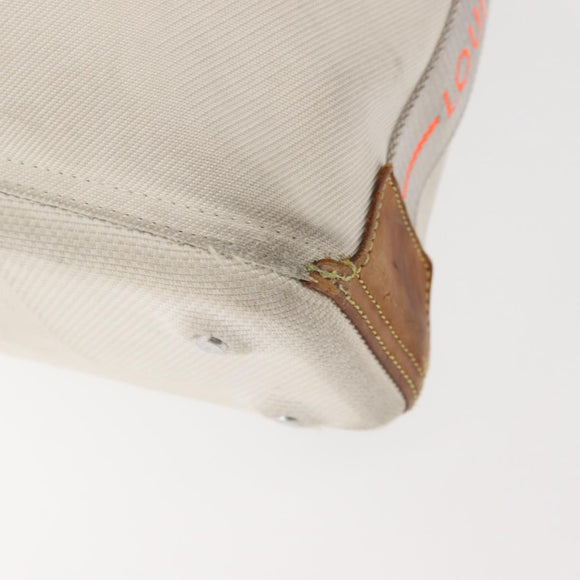 LOUIS VUITTON Damier Geant LV Cup Volunteer Bag White M80634 Auth BA5618