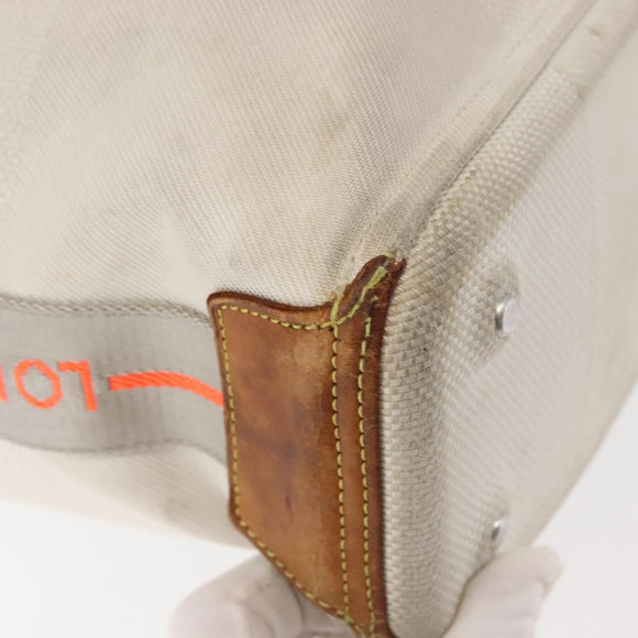 LOUIS VUITTON Damier Geant LV Cup Volunteer Bag White M80634 Auth BA5618