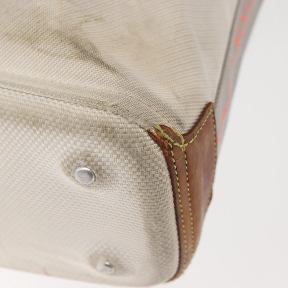 LOUIS VUITTON Damier Geant LV Cup Volunteer Bag White M80634 Auth BA5618