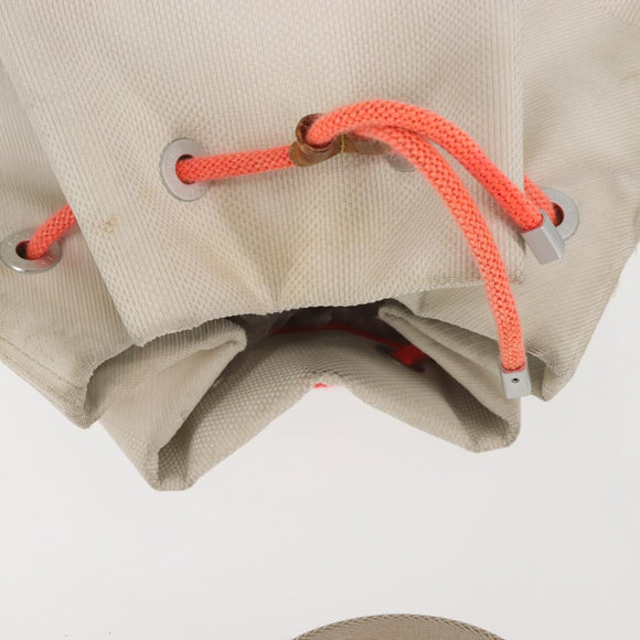 LOUIS VUITTON Damier Geant LV Cup Volunteer Bag White M80634 Auth BA5618