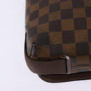 LOUIS VUITTON Damier Ebene Brooklyn PM Shoulder Bag N51210 LV Auth BA5619-16