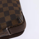 LOUIS VUITTON Damier Ebene Brooklyn PM Shoulder Bag N51210 LV Auth BA5619-17