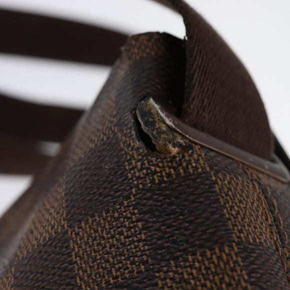 LOUIS VUITTON Damier Ebene Brooklyn PM Shoulder Bag N51210 LV Auth BA5619