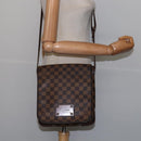 LOUIS VUITTON Damier Ebene Brooklyn PM Shoulder Bag N51210 LV Auth BA5619-23