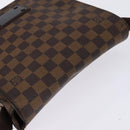 LOUIS VUITTON Damier Ebene Brooklyn PM Shoulder Bag N51210 LV Auth BA5619-6