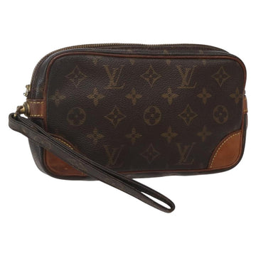 LOUIS VUITTON Monogram Marly Dragonne PM Clutch Bag M51827 LV Auth BA5621