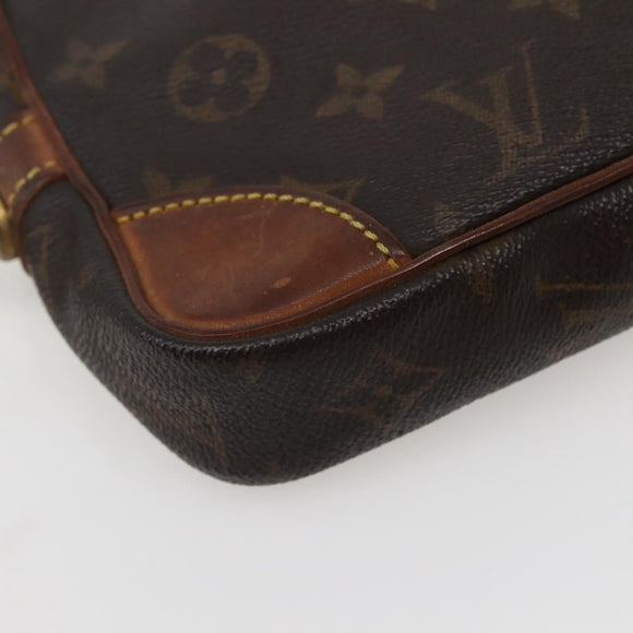 LOUIS VUITTON Monogram Marly Dragonne PM Clutch Bag M51827 LV Auth BA5621