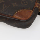 LOUIS VUITTON Monogram Marly Dragonne PM Clutch Bag M51827 LV Auth BA5621-15