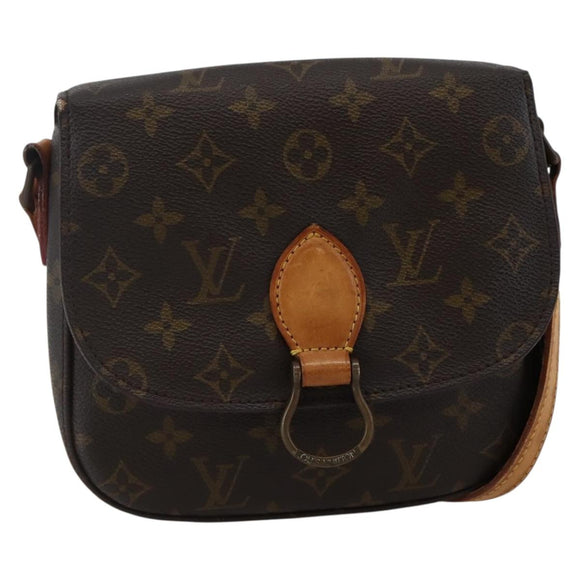 LOUIS VUITTON Monogram Saint Cloud MM Shoulder Bag M51243 LV Auth BA5623