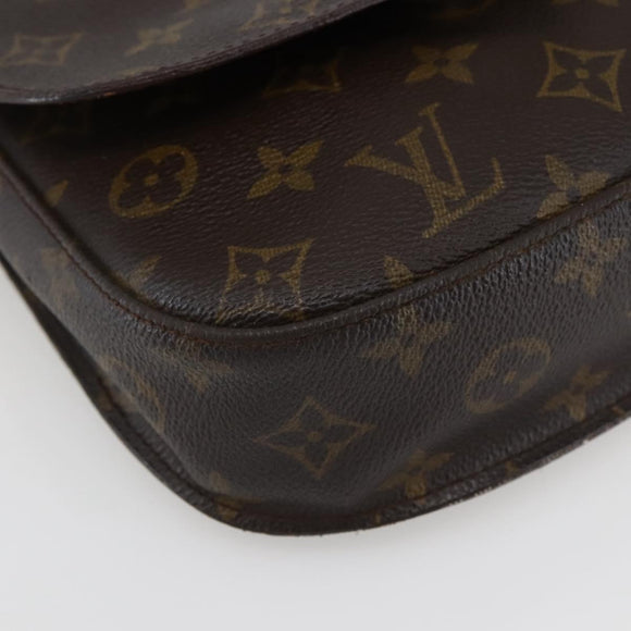 LOUIS VUITTON Monogram Saint Cloud MM Shoulder Bag M51243 LV Auth BA5623