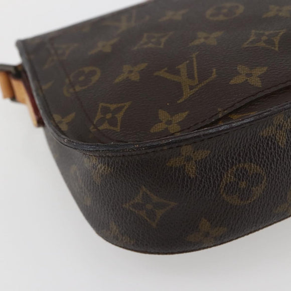 LOUIS VUITTON Monogram Saint Cloud MM Shoulder Bag M51243 LV Auth BA5623