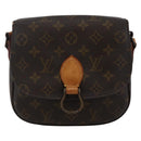 LOUIS VUITTON Monogram Saint Cloud MM Shoulder Bag M51243 LV Auth BA5623-13