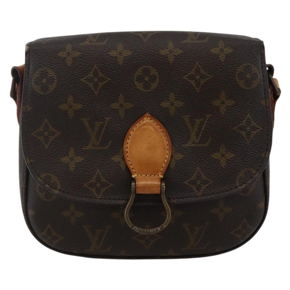 LOUIS VUITTON Monogram Saint Cloud MM Shoulder Bag M51243 LV Auth BA5623