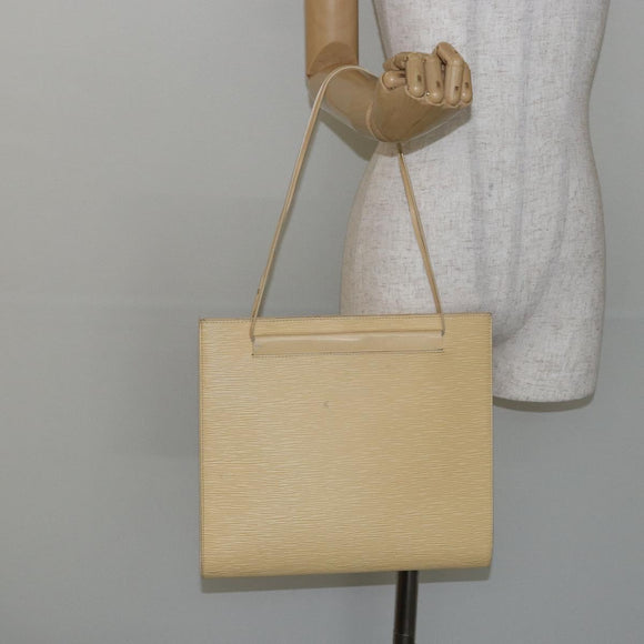 LOUIS VUITTON Epi Saint Tropez Shoulder Bag Cream M5246A LV Auth BA5624