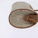 Christian Dior Honeycomb Canvas Shoulder Bag PVC Beige Gold Auth BA5627-5