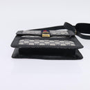 GUCCI GG Supreme Sherry Line Shoulder Bag PVC Navy Gold Red Auth BA5636-9