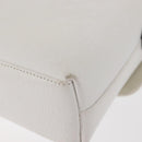 GUCCI Shoulder Bag Leather White Silver 001 1998 1767 Auth BA5637-10
