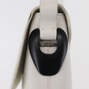 GUCCI Shoulder Bag Leather White Silver 001 1998 1767 Auth BA5637-17