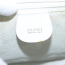 GUCCI Shoulder Bag Leather White Silver 001 1998 1767 Auth BA5637-18