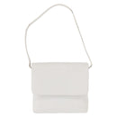 GUCCI Shoulder Bag Leather White Silver 001 1998 1767 Auth BA5637-13