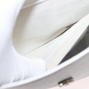 GUCCI Shoulder Bag Leather White Silver 001 1998 1767 Auth BA5637-21