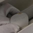 GUCCI Shoulder Bag Leather White Silver 001 1998 1767 Auth BA5637-12