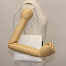 GUCCI Shoulder Bag Leather White Silver 001 1998 1767 Auth BA5637-22