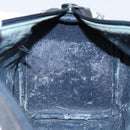 GUCCI GG Supreme Sherry Line Boston Bag PVC Navy Gold Red 40 3842 Auth BA5638-19