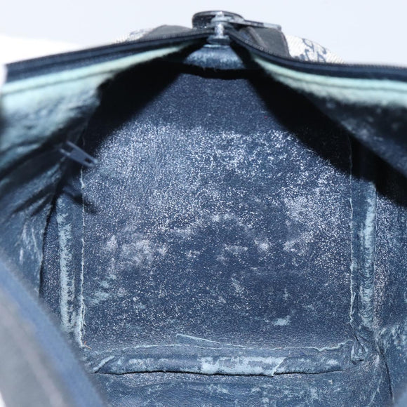 GUCCI GG Supreme Sherry Line Boston Bag PVC Navy Gold Red 40 3842 Auth BA5638