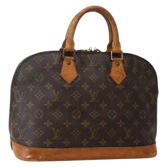 LOUIS VUITTON Monogram Alma Hand Bag M51130 LV Auth BA5641