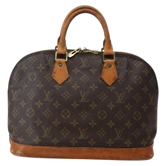 LOUIS VUITTON Monogram Alma Hand Bag M51130 LV Auth BA5641