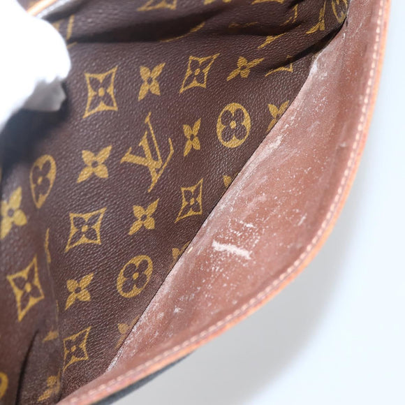 LOUIS VUITTON Monogram Compiegne 28 Clutch Bag M51845 LV Auth BA5642