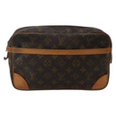 LOUIS VUITTON Monogram Compiegne 28 Clutch Bag M51845 LV Auth BA5642-13