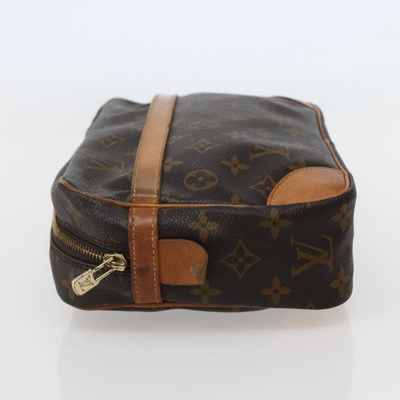 LOUIS VUITTON Monogram Compiegne 28 Clutch Bag M51845 LV Auth BA5642