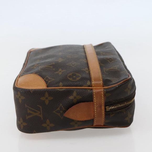 LOUIS VUITTON Monogram Compiegne 28 Clutch Bag M51845 LV Auth BA5642